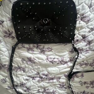 Desigual Black Studded Crossbody Bag